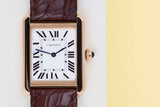 Tank Solo Small 'Rose Gold - Leather Bracelet'