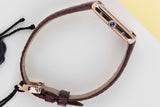 Tank Solo Small 'Rose Gold - Leather Bracelet'