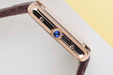 Tank Solo Small 'Rose Gold - Leather Bracelet'