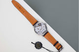 Portofino 'HandWound - MoonPhase - Silver Dial'
