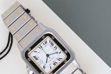 Santos Carree 'Silver Dial'