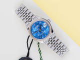 Datejust 31 'Blue Flower Diamond Dial - Jubilee'