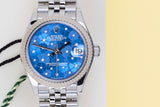 Datejust 31 'Blue Flower Diamond Dial - Jubilee'