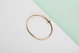 Juste Un Clou Bracelet - Yellow Gold - Size 17 - B&P