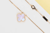 Vintage Alhambra Necklace - Yellow Gold & Mother of Pearl - 42,5 CM - B&P