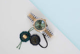 Datejust 31 'Green Roman Diamond IV Dial - Jubilee'