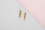 Gold Hoop Earrings - Yellow Gold - Size 30 - B&P