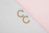 Gold Hoop Earrings - Yellow Gold - Size 30 - B&P