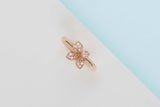 Petit Garden Ring - Rose Gold & Diamonds - Size 53