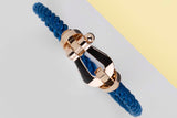 Force 10 Bracelet Large - Rose Gold - Size 17 - B&P
