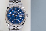Datejust 36 'Blue Motif Dial - Jubilee'