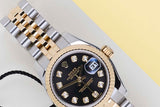 Datejust 26 'Black Diamond Dial - Jubilee'