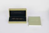 Vintage Alhambra 5 Motif Bracelet - Yellow Gold & Onyx - 17,5CM - B&P