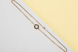 Love Circle Necklace - Yellow Gold & Diamonds - 41 CM - B&P