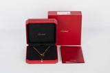 Love Circle Necklace - Yellow Gold & Diamonds - 41 CM - B&P