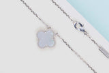Vintage Alhambra Necklace - White Gold - Mother of Pearl - 42 CM - B&P