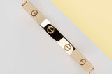 Love Bracelet - Yellow Gold - Size 18 - B&P