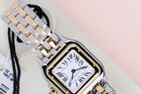 Panthère Small 'Steel & Yellow Gold - White Roman Dial'