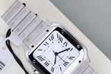 Santos Medium 'White Roman Dial'