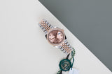 Datejust 36 'Steel / Rosegold - Pink Diamond VI/IX Dial - Jubilee'