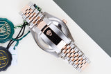 Datejust 36 'Steel / Rosegold - Pink Diamond VI/IX Dial - Jubilee'