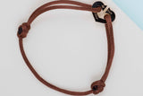 C Heart Cord Bracelet - Yellow Gold - Pouch