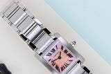 Tank Francaise Small 'Pink Mother Of Pearl Dial'