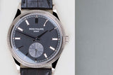 Calatrava 'White Gold - Charcoal Grey Dial'