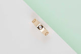 Love Ring - Yellow Gold & 3 Diamonds - Size 55 - B