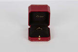 Love Ring - Yellow Gold & 3 Diamonds - Size 55 - B