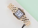 Panthere Medium 'Yellow Gold - White Roman Dial'