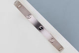 Love Bracelet Brushed - White Gold - Size 19