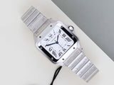Santos Medium 'White Roman Dial'