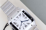 Santos Medium 'White Roman Dial'