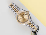 Datejust 31 'Champagne Index Dial - Jubilee - Diamond Bezel’