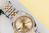 Datejust 31 'Champagne Index Dial - Jubilee - Diamond Bezel’