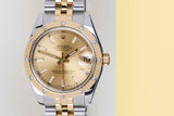 Datejust 31 'Champagne Index Dial - Jubilee - Diamond Bezel’