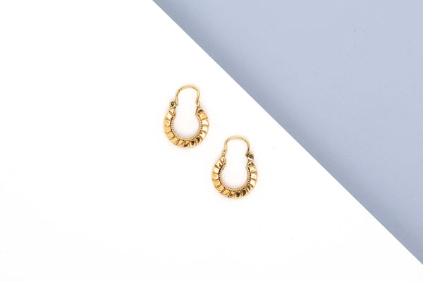 18 ct. Yellow Gold Earrings - Creole