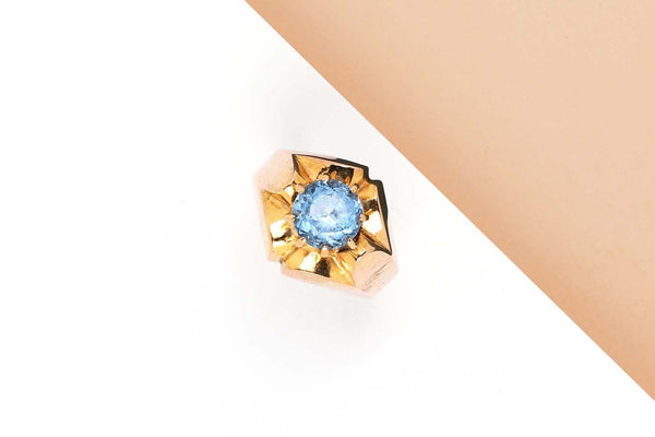 18 ct. Rose Gold Ring - Sapphire