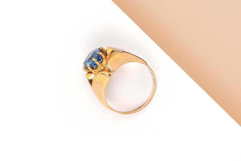 18 ct. Rose Gold Ring - Sapphire