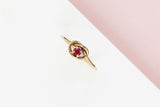 18 CT. Yellow Gold Ring - Ruby