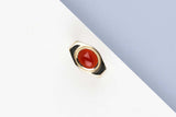 18 CT. Yellow Gold Ring - Carnelian