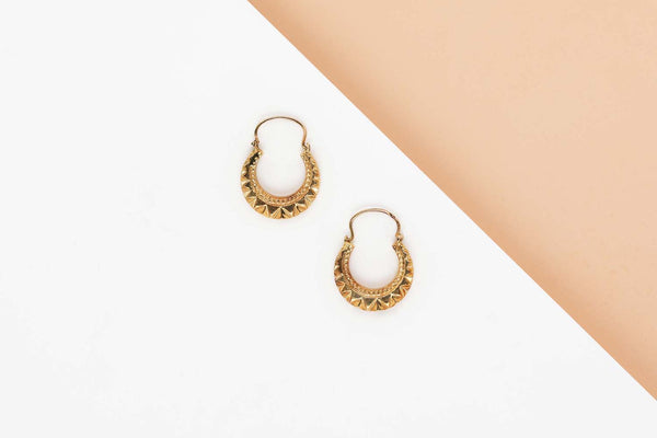 18 CT. Yellow Gold Earrings