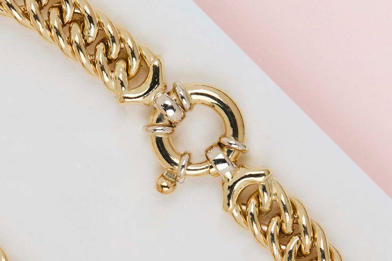 18ct. Yellow Gold Bracelet - 19.5CM