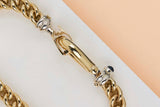 18ct. Yellow Gold Bracelet - Sapphire - 20CM