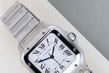 Santos Medium 'White Roman Dial'