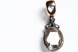 18 ct. White Gold Pendant - Zirkonia