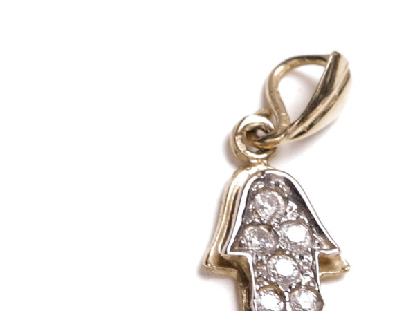 14 ct. Yellow Gold Pendant - Diamonds